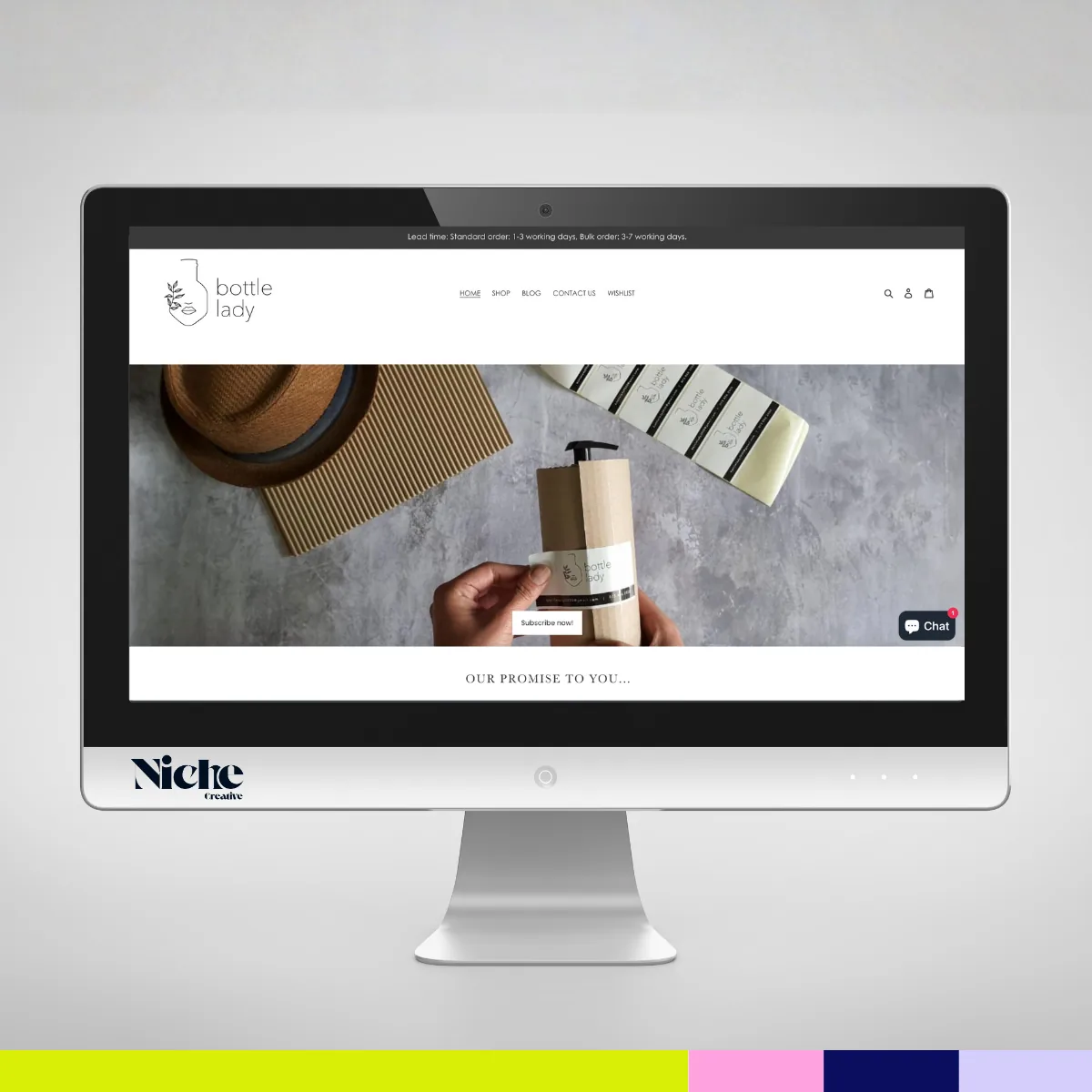 Website design portfolio example 6